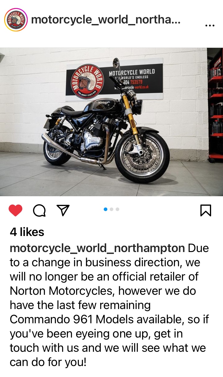 New Now Non Norton Dealer