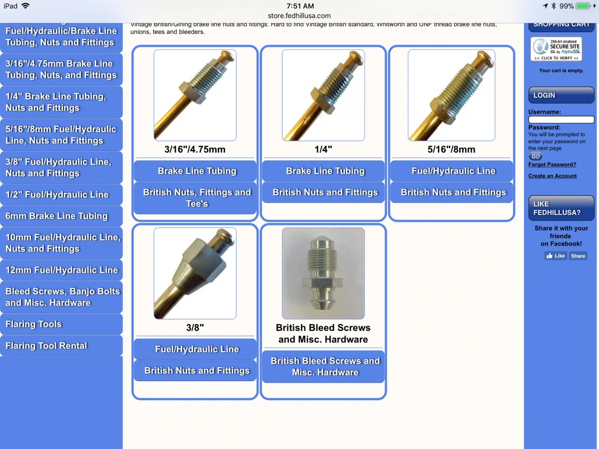 brake line fittings (2013)