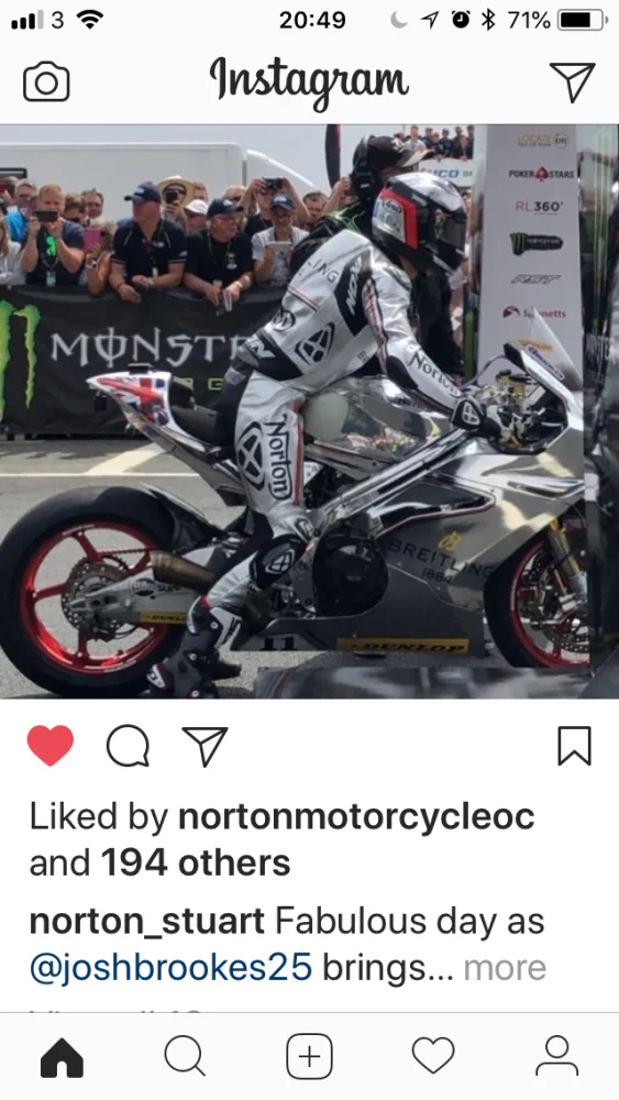 McGuinness To race for Norton at 2018 IOM TT