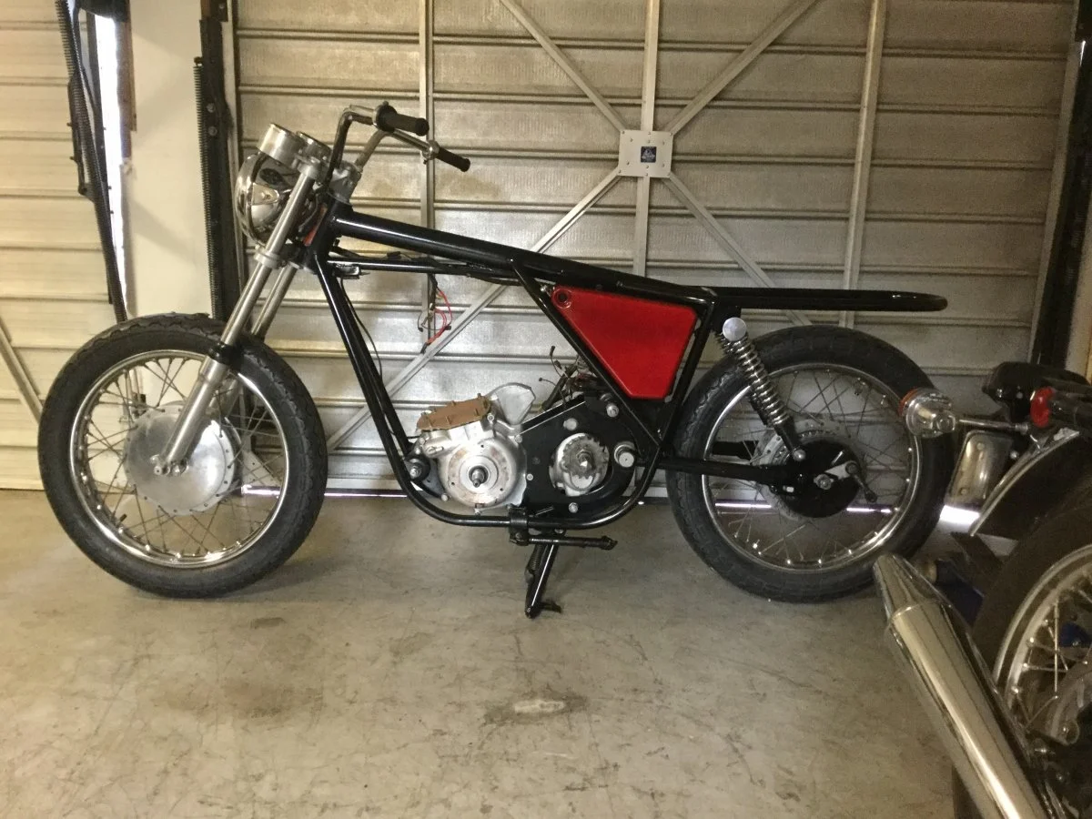 Mar 1969 fireflake red 750 S rebuild