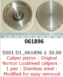 Caliper inner piston removal.......