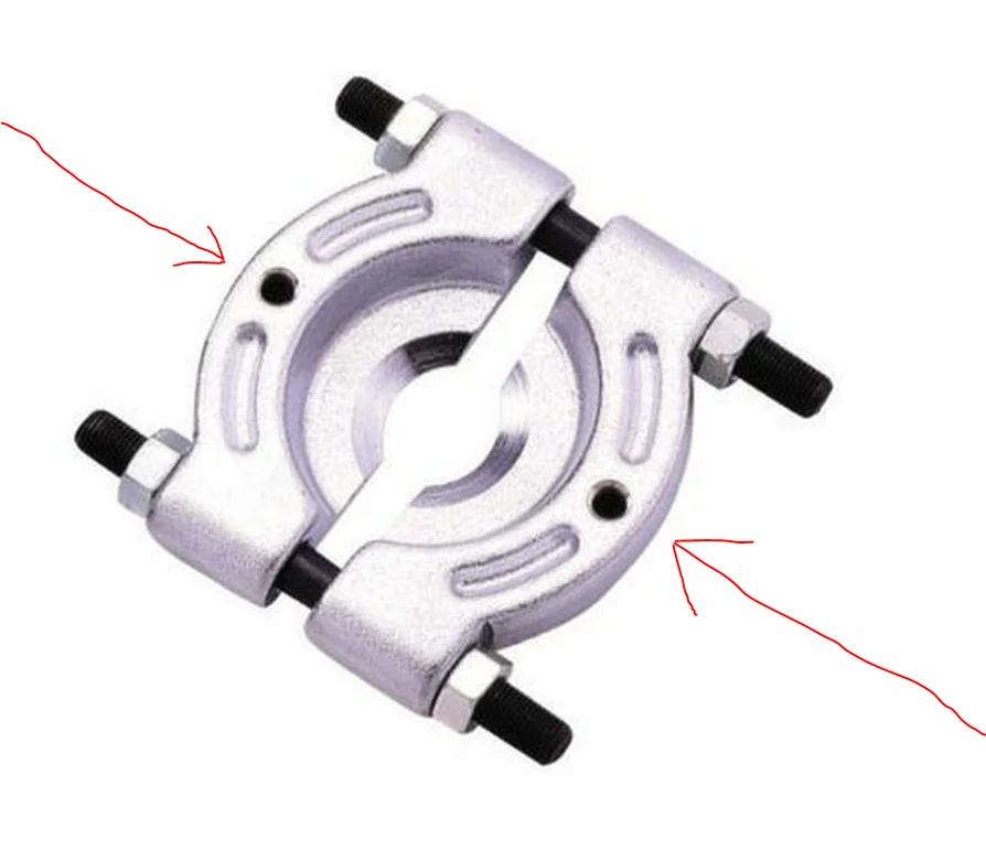 Problems with inner race bearing removal off an 850 Mk3 crankshaft.