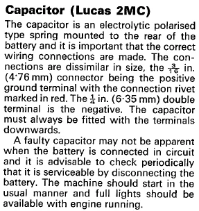 Replacement capacitor