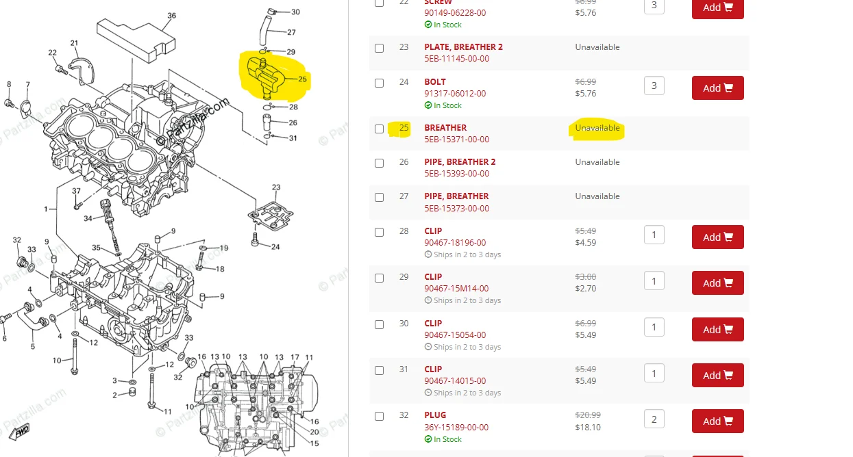 Crankcase breather / separator