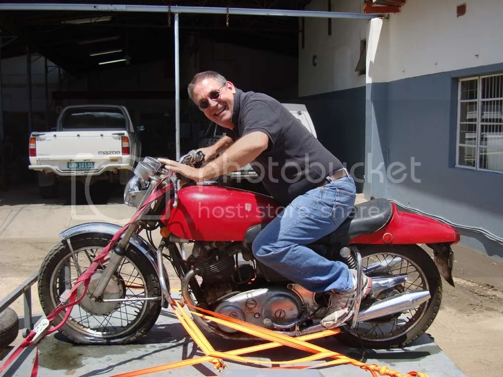 Namibian Norton Restoration: and so it begins