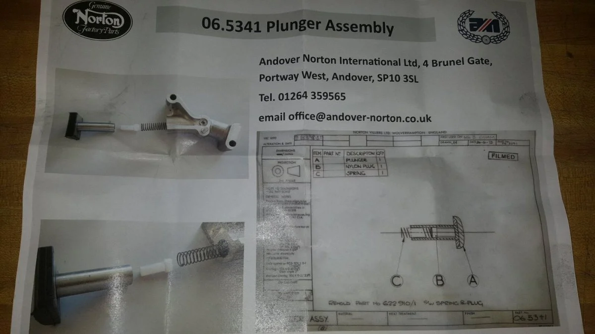 primary chain hydraulic tensioner assembly doesnt make sense