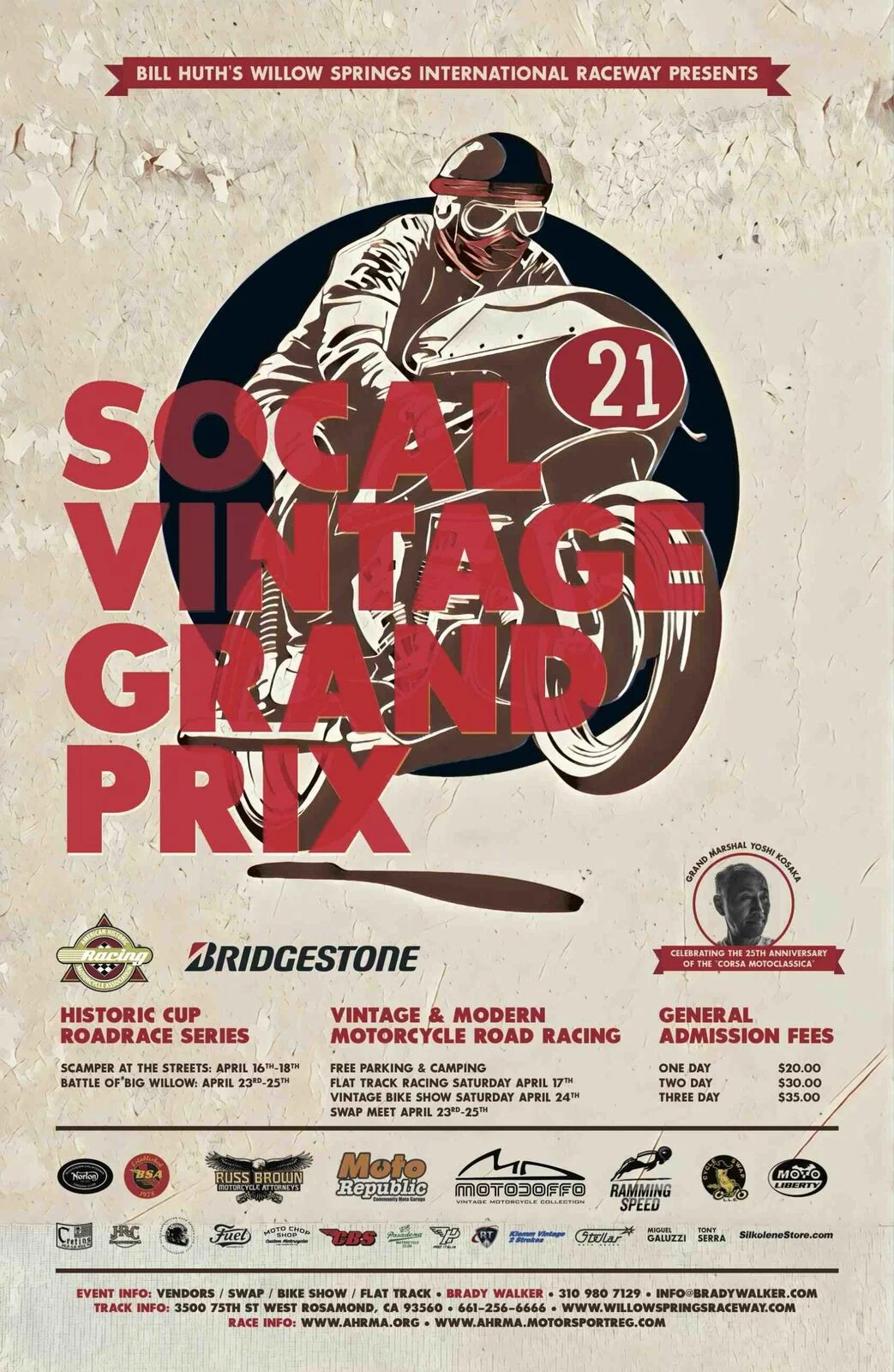 SoCal Vintage Grand Prix, April 16-25, 2021