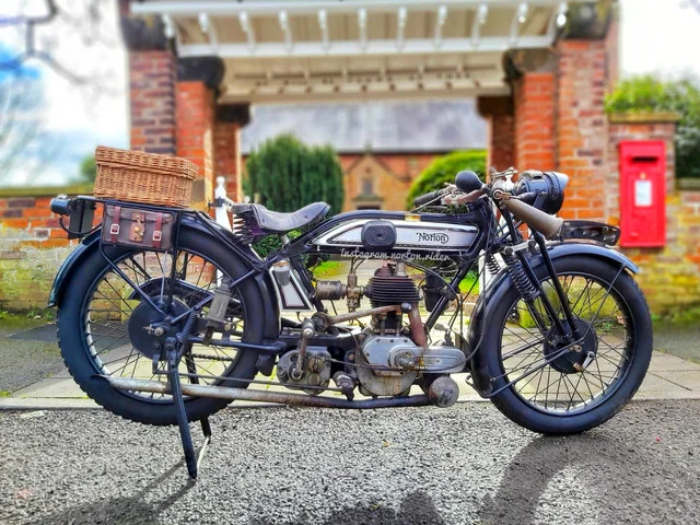 Norton 1927 16H Flat tanker a preservation restoration