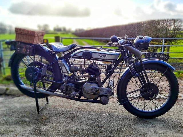 Norton 1927 16H Flat tanker a preservation restoration