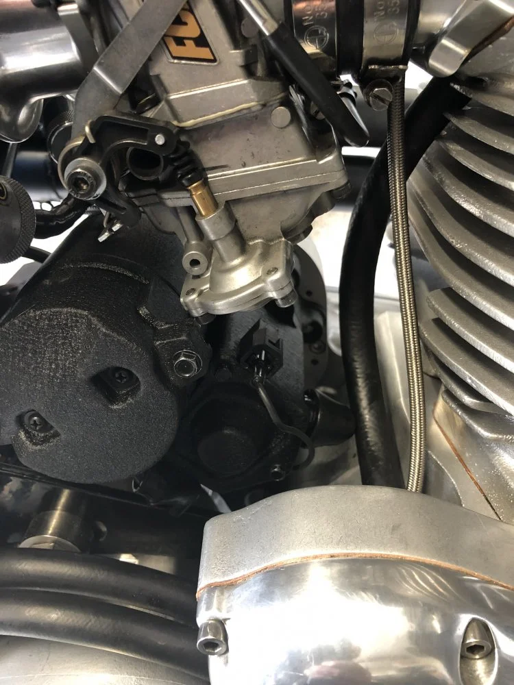 cNw electric start on a 920cc Commando engine.