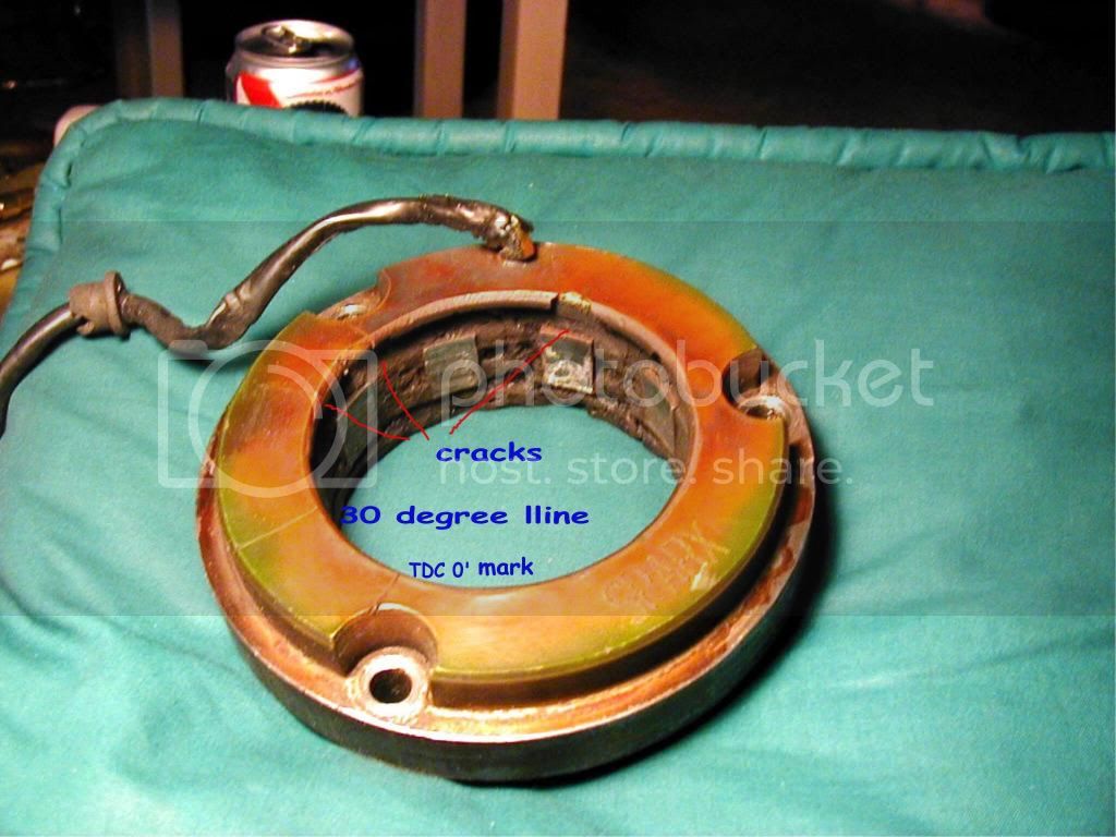 Another failed Sparx stator