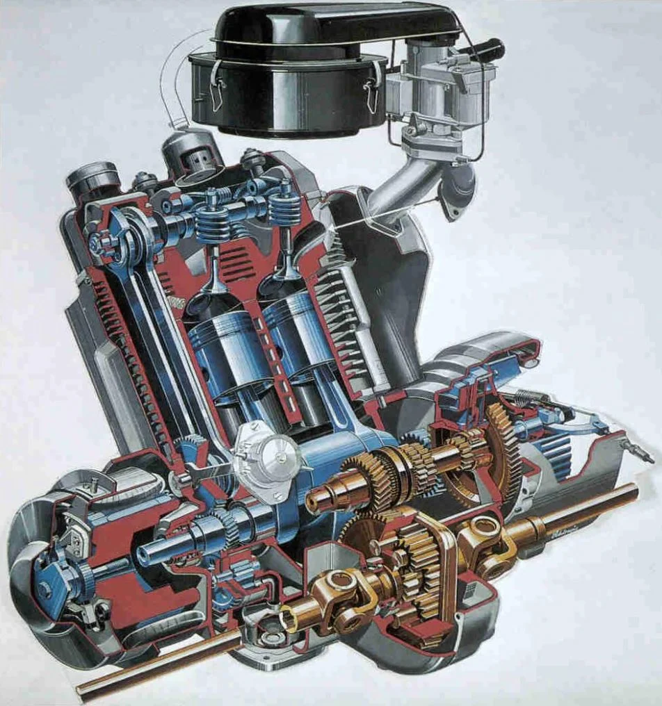 Merlin DOHC 8 valve Cylinder head drawings