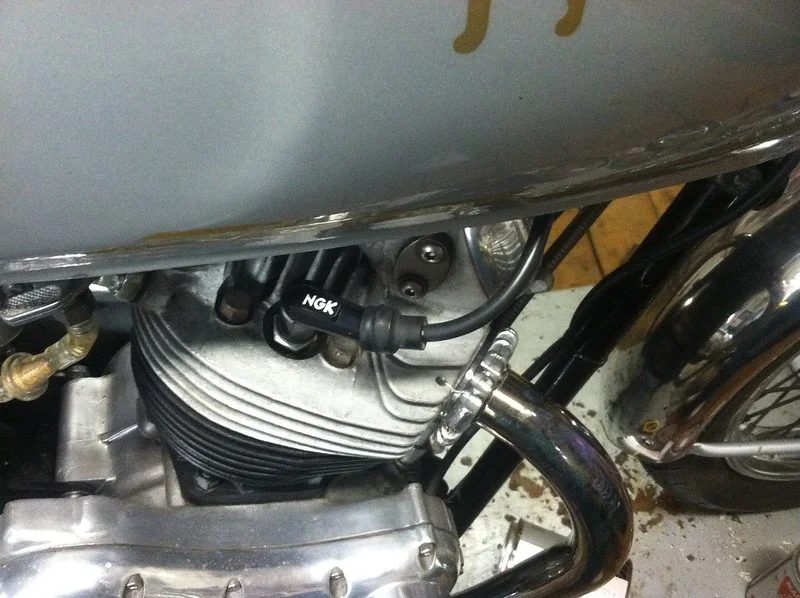 My Norton, and "why do mufflers crack?"...