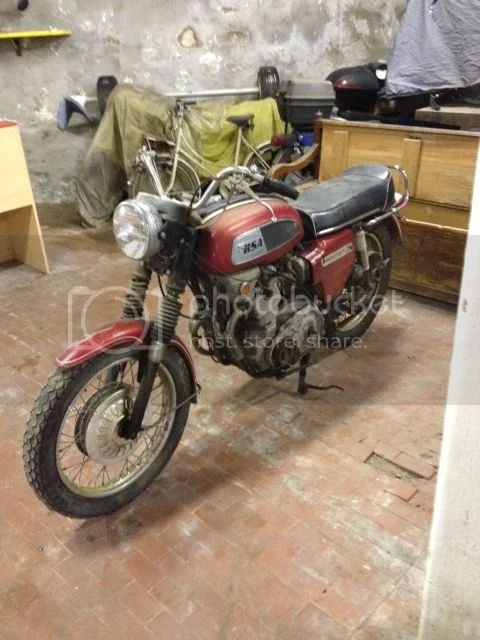 1969 BSA Rocket 3 rebuilding