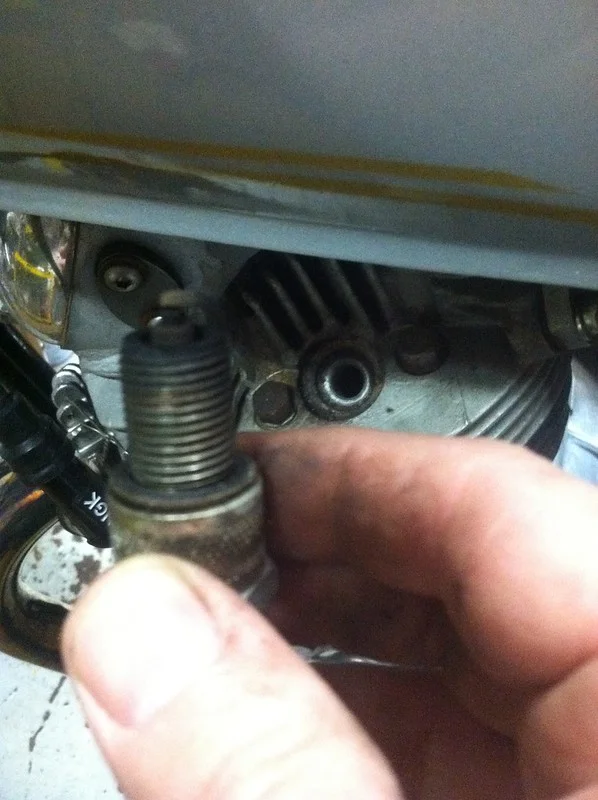 My Norton, and "why do mufflers crack?"...