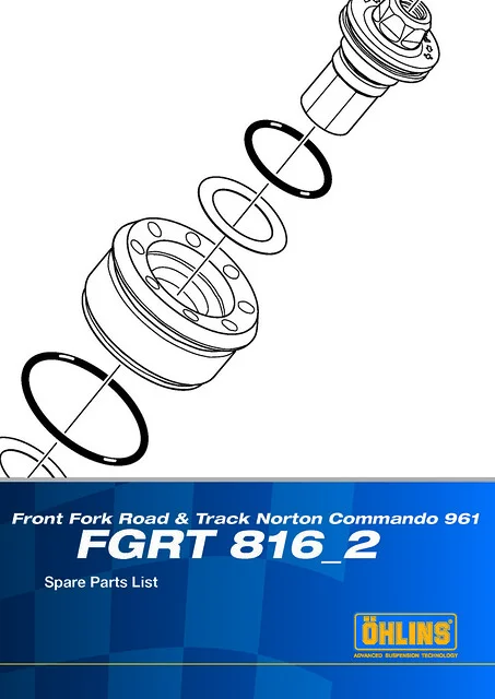 961 USD Forks - Parts List