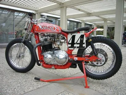 Ron Wood Norton Flat Track tuneing .