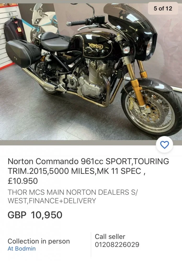 Pictures of your Norton 961