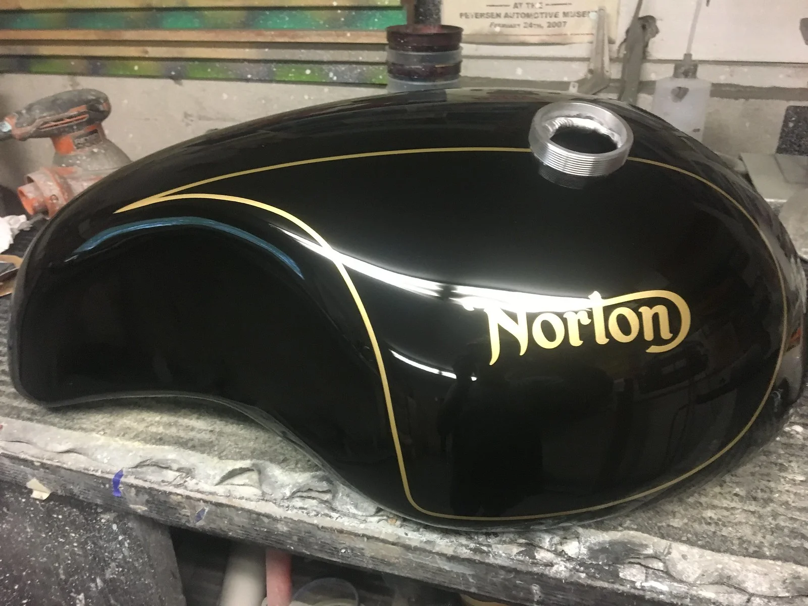 Norton Tank / Paint Quality