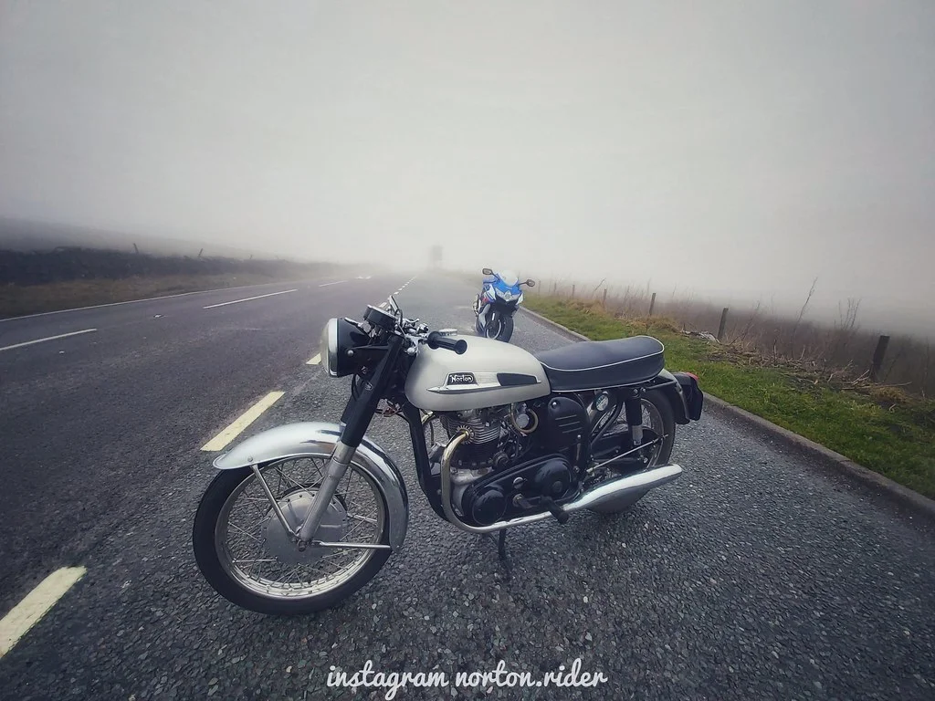 22 year old and my first norton 650 ss :) from england