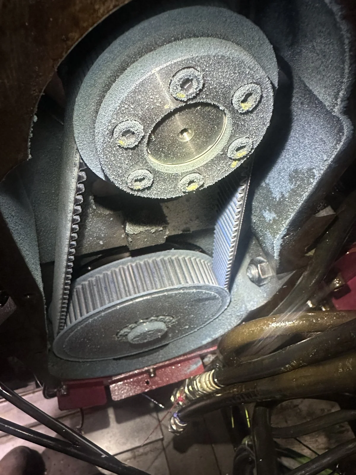 Torque of alternator rotor nut