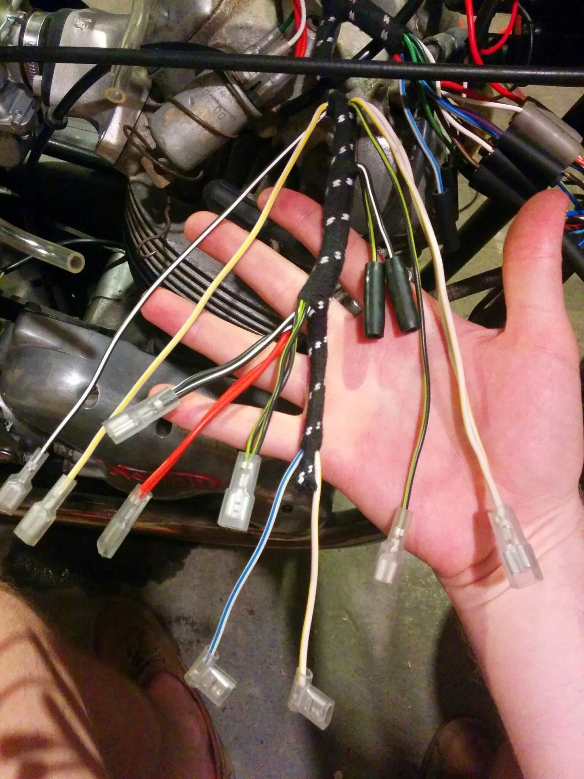 New harness wiring questions