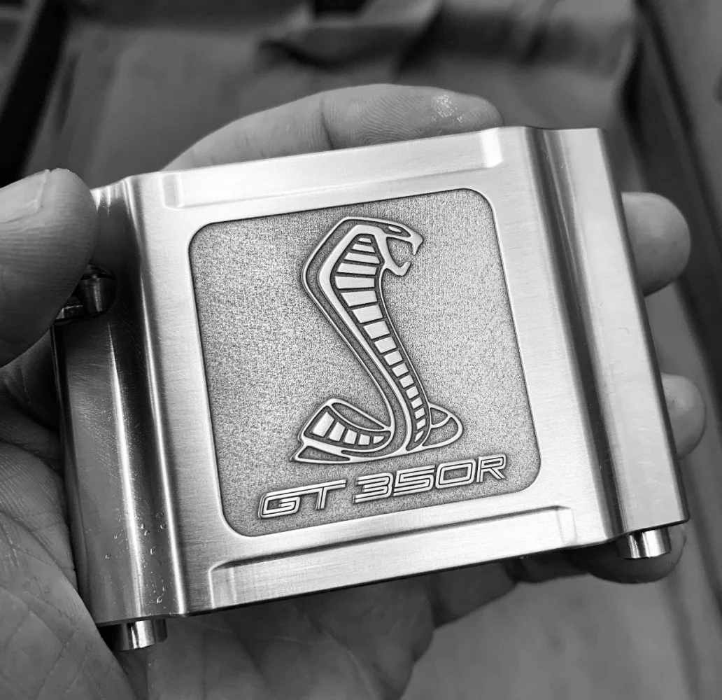 Custom billet aluminum wallets.