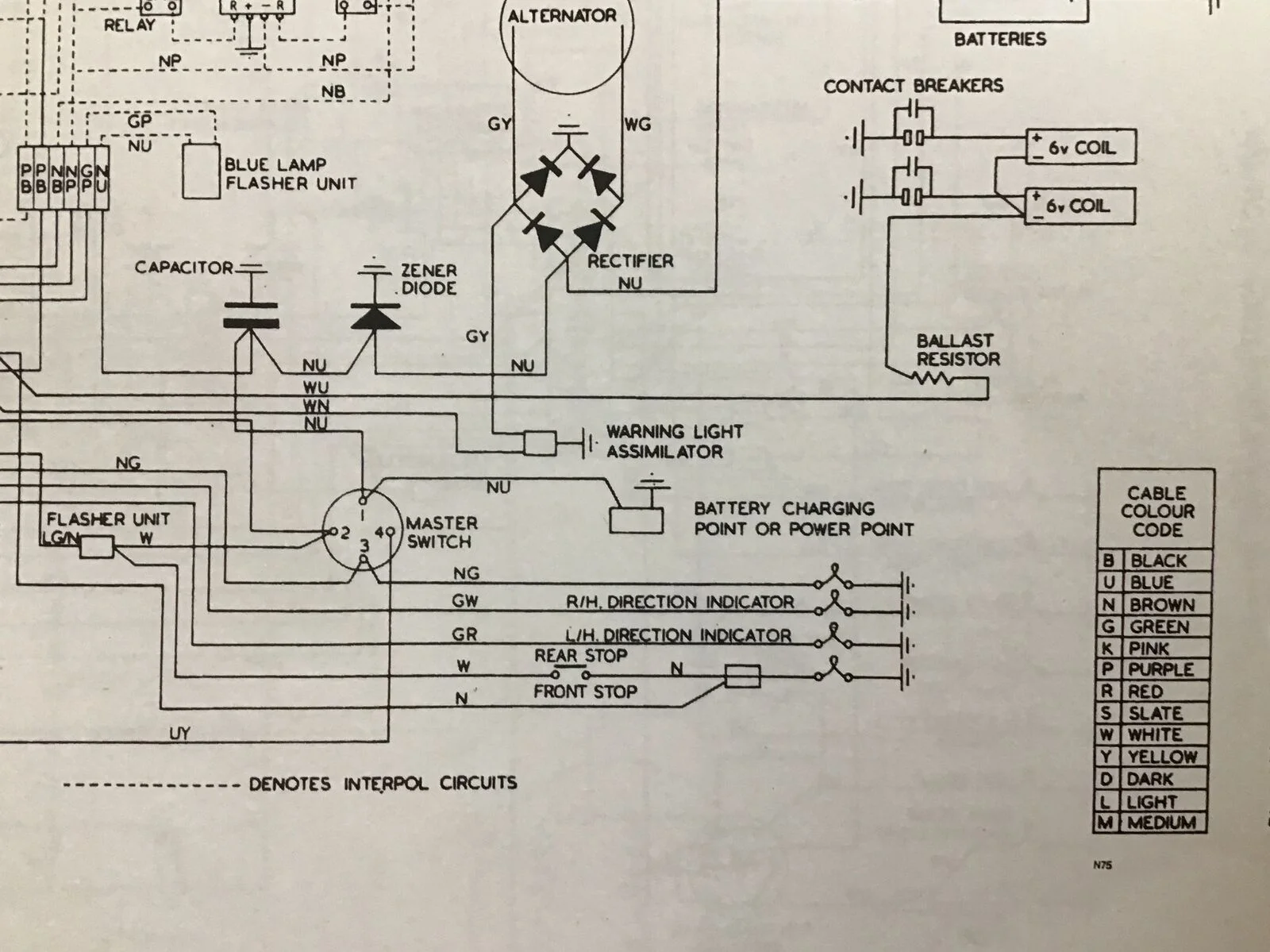 Warning Light Assimilator wiring