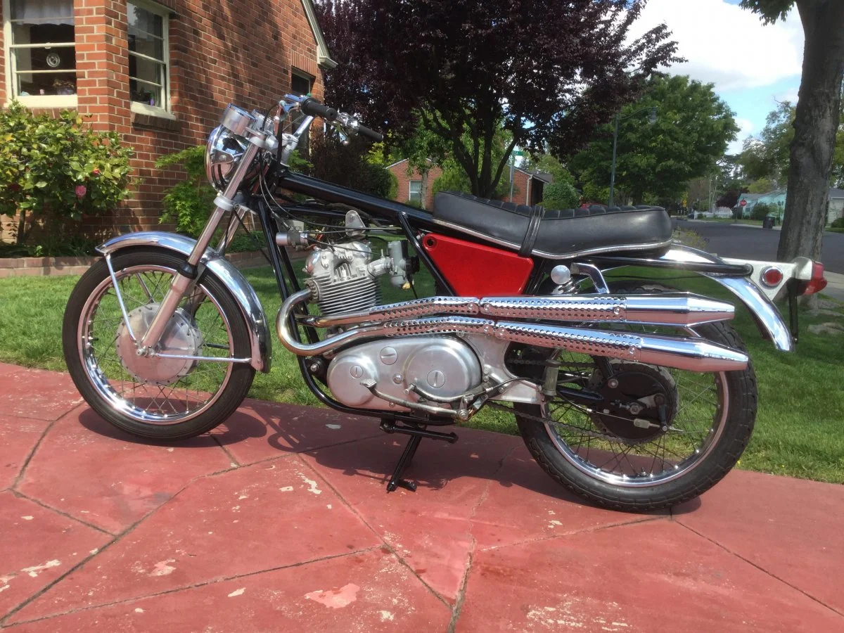 Mar 1969 fireflake red 750 S rebuild