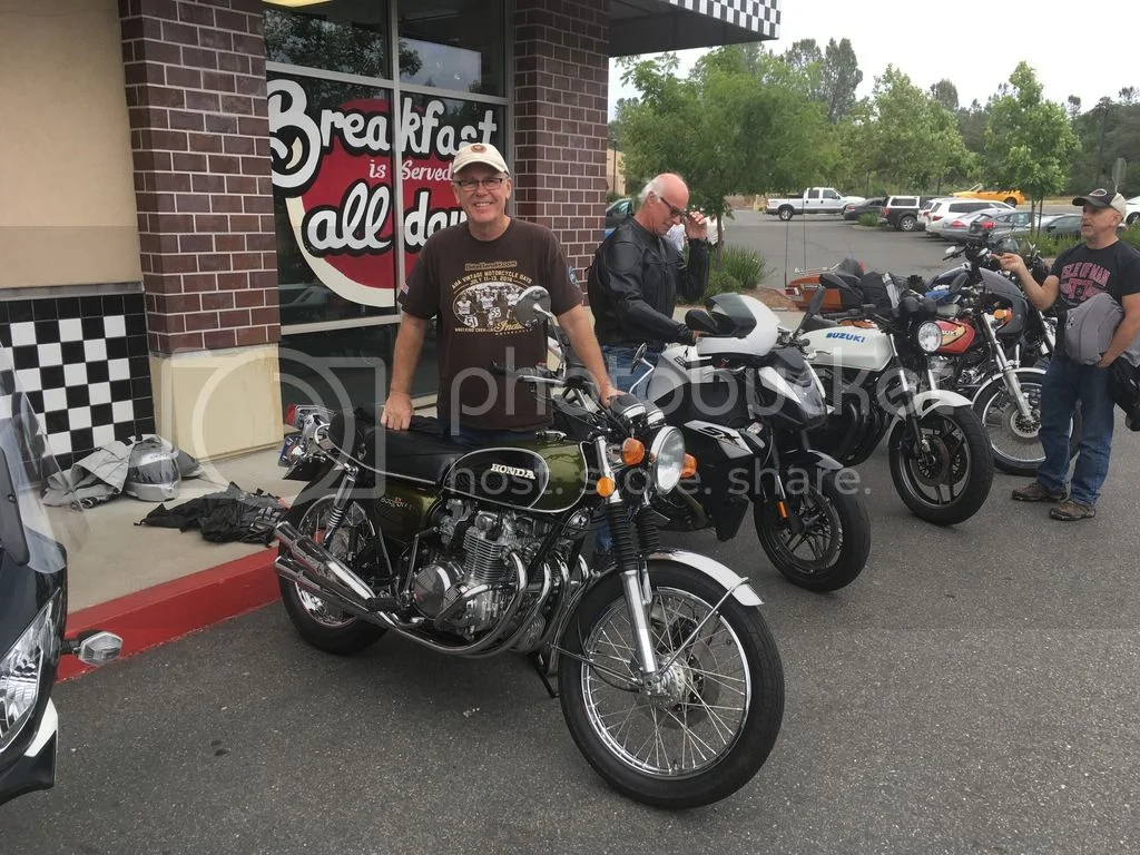 At Original Mel's in Auburn  Ca. bike night