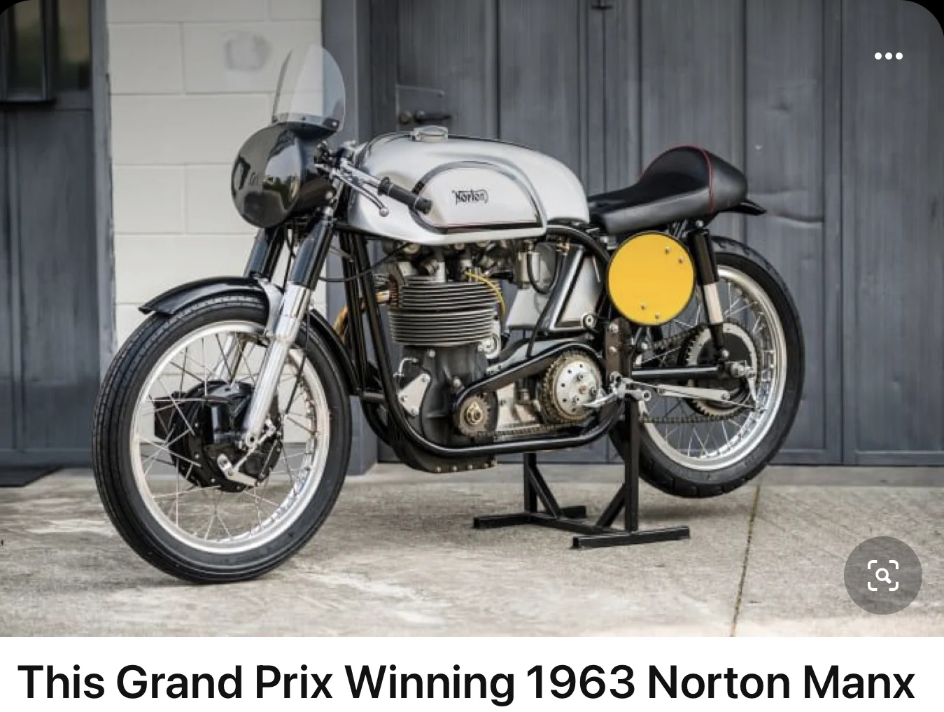 Norton 961 Alloy Tank