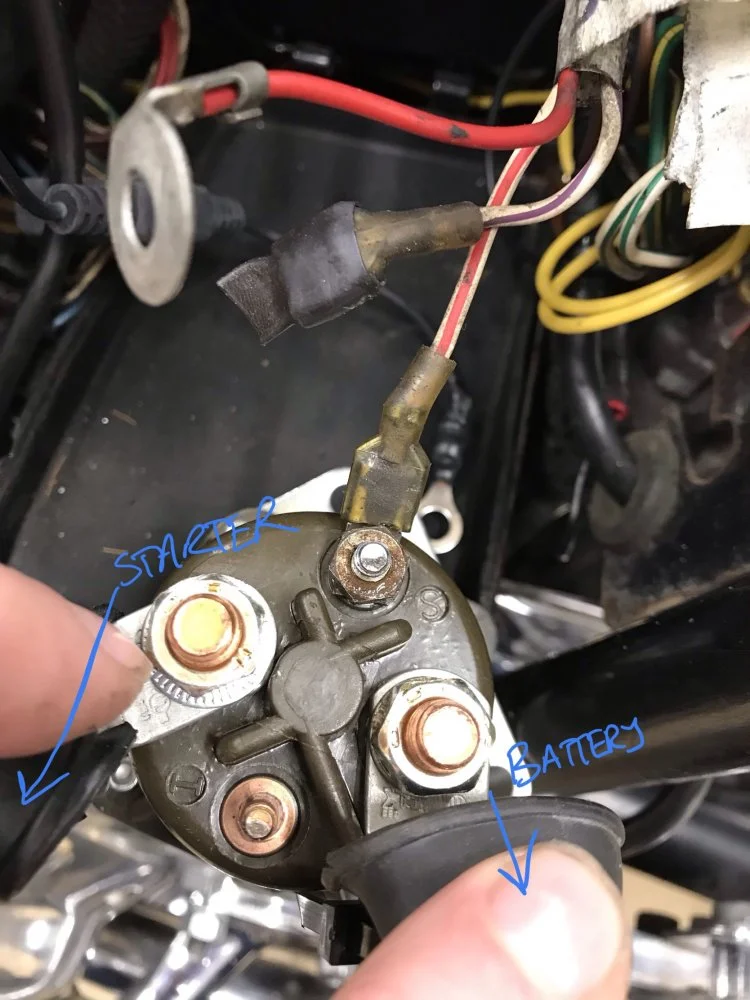 E-start blew a fuse