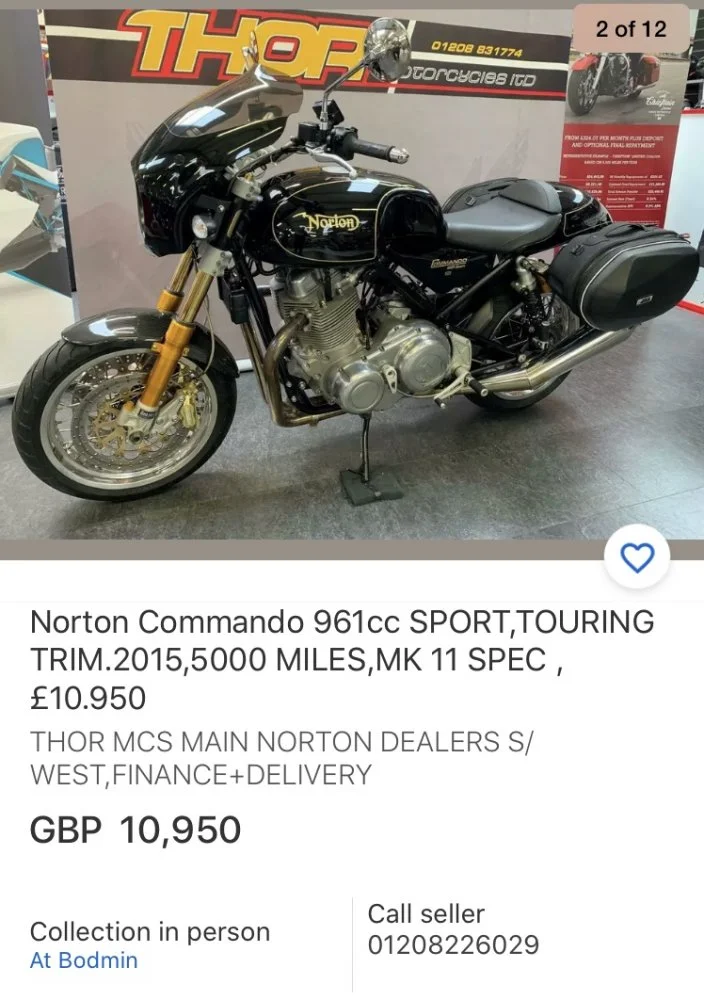 Pictures of your Norton 961