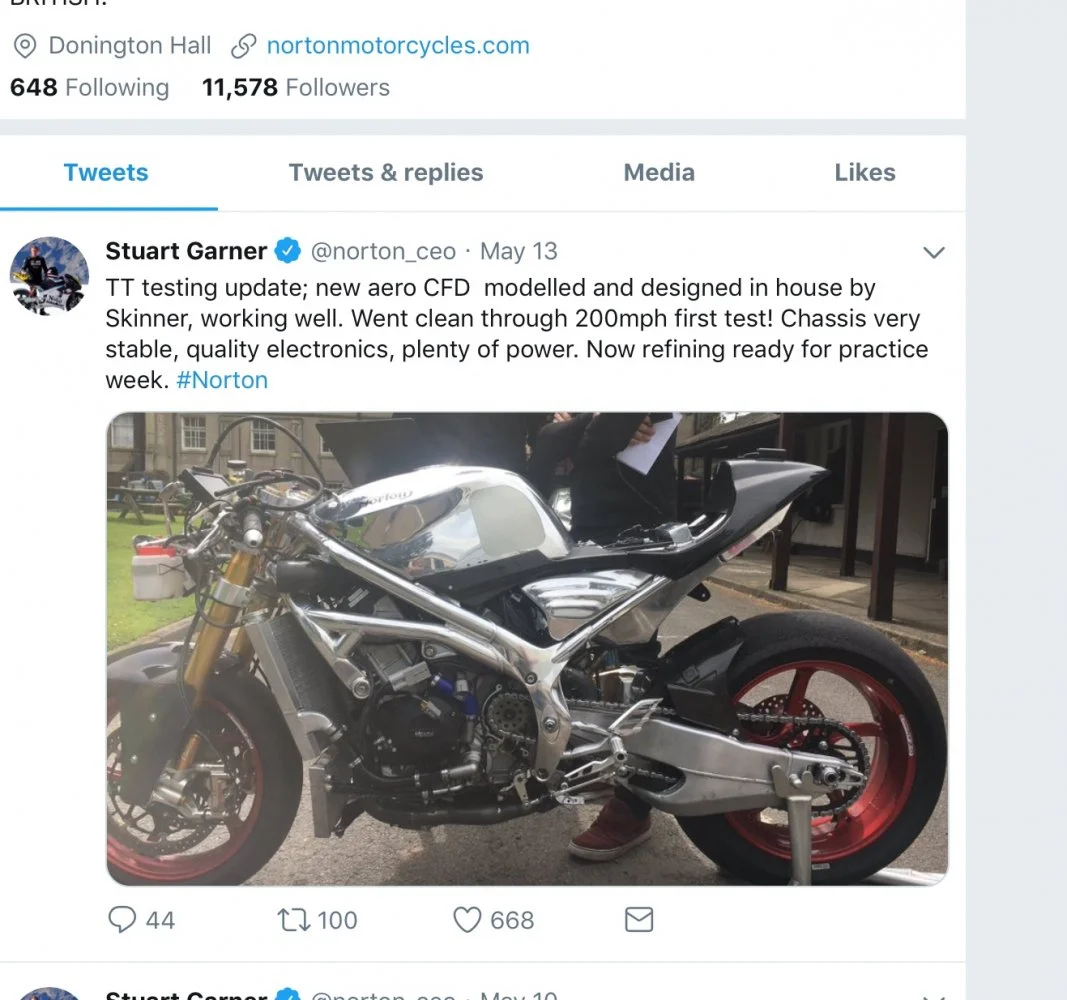 McGuinness To race for Norton at 2018 IOM TT