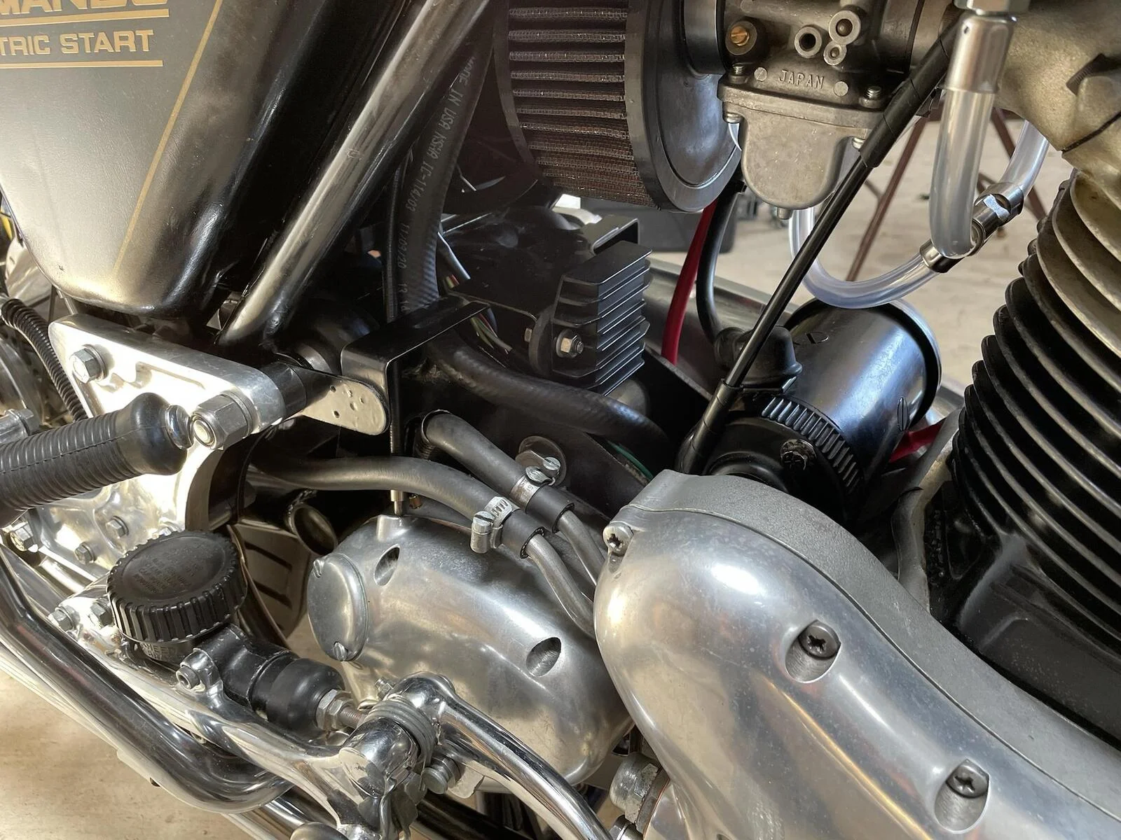 Possible location for tri-spark rectifier regulator on MKIII