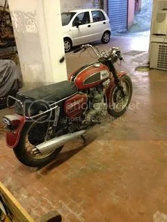 1969 BSA Rocket 3 rebuilding