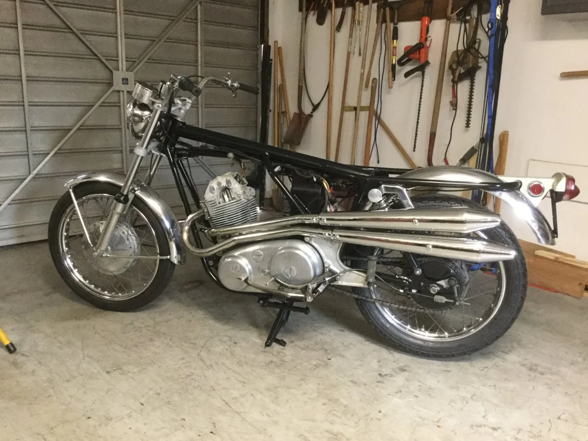 Mar 1969 fireflake red 750 S rebuild