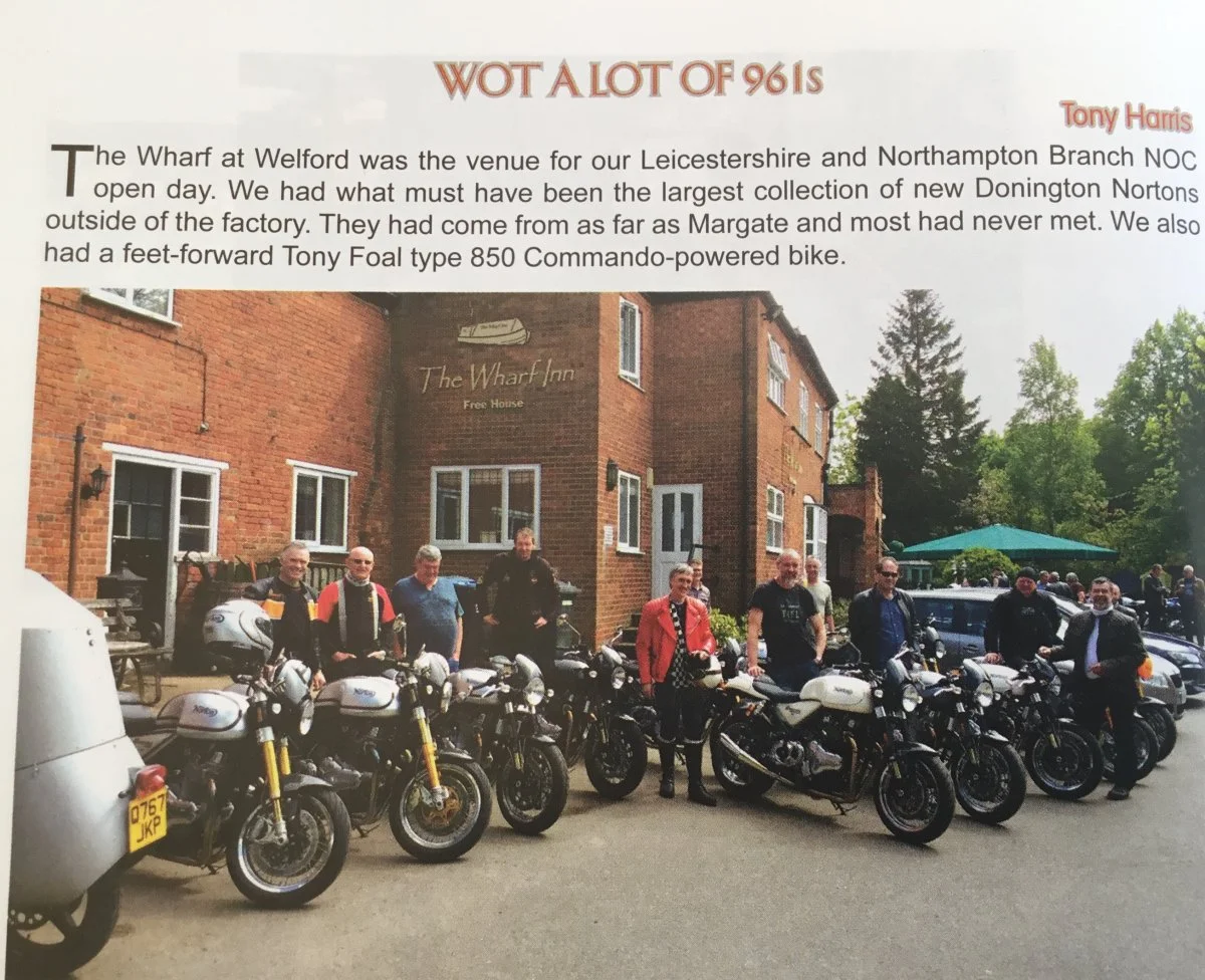 WE HAVE A NORTON OWNERS CLUB MEET INVITE IN NORTHAMPTONSHIRE ??????