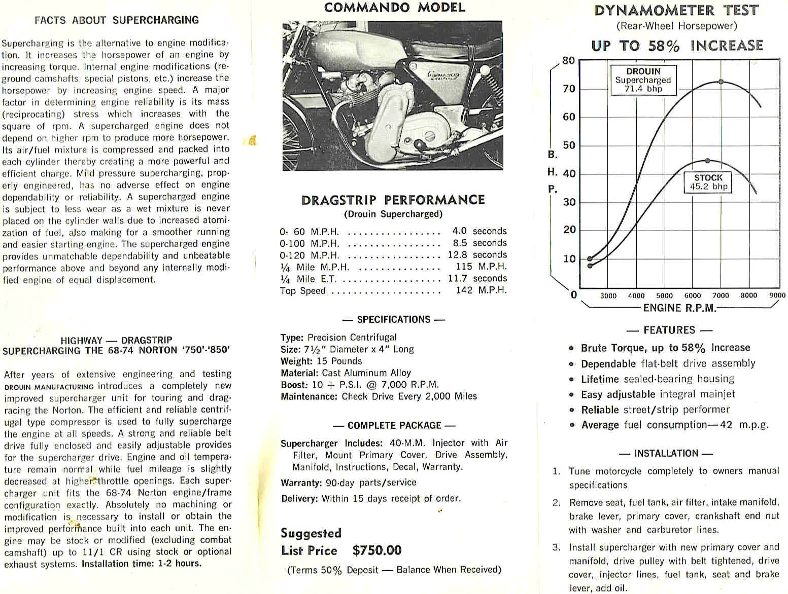 Did your stock Commando crank blow at  8,000 RPM?