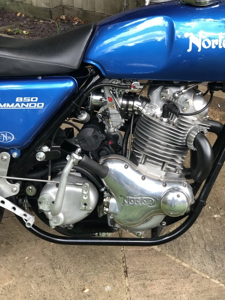 cNw electric start on a 920cc Commando engine.