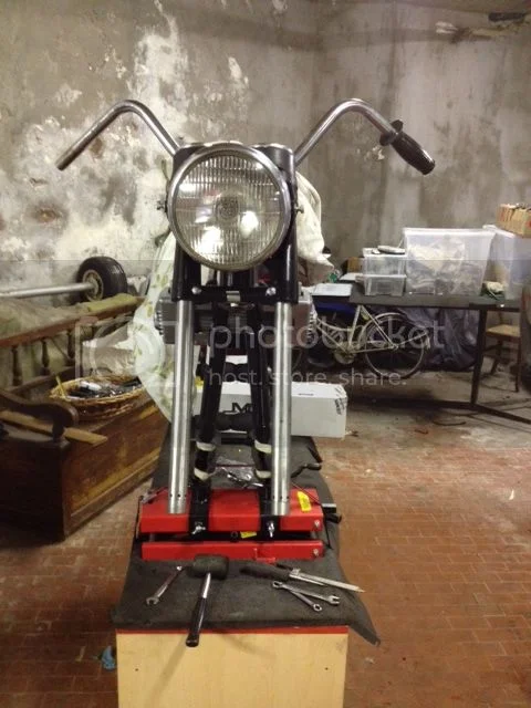 1969 BSA Rocket 3 rebuilding