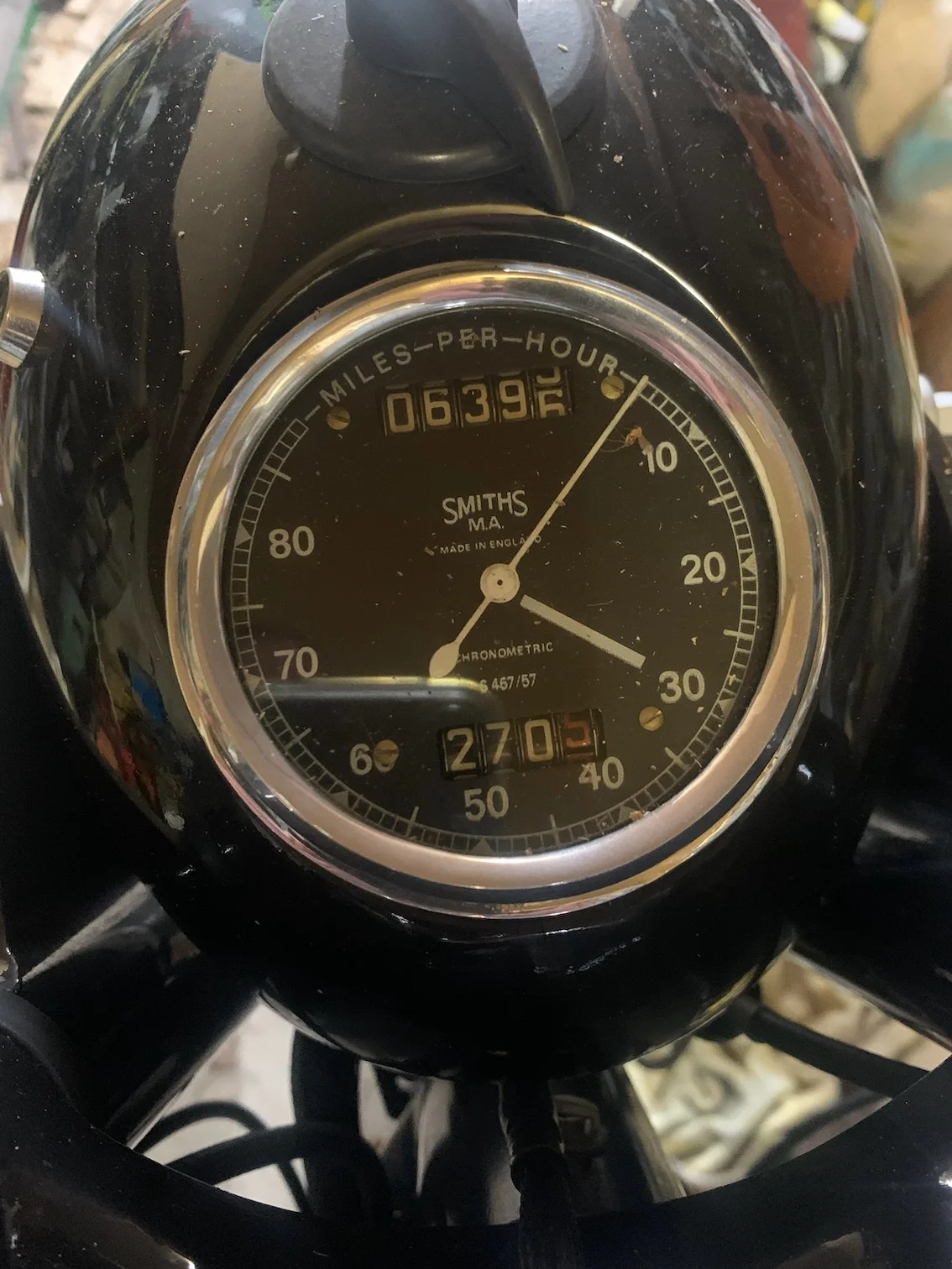 Chronometric speedometer type fitted to 1962 Norton model 50 | Access Norton