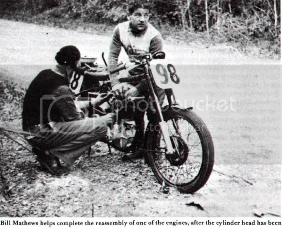 Norton Manx and 88 twins at Daytona.....