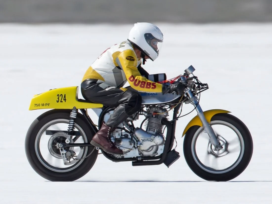 Me and My Norton at Bonneville 2019