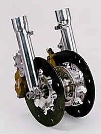 Dual disc brakes on commando