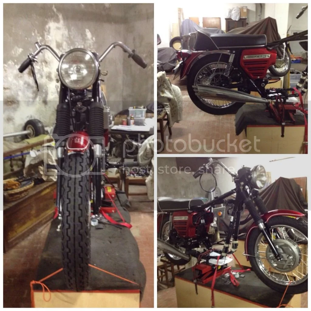 1969 BSA Rocket 3 rebuilding