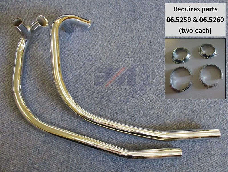 norton MK3--MK2A header pipes