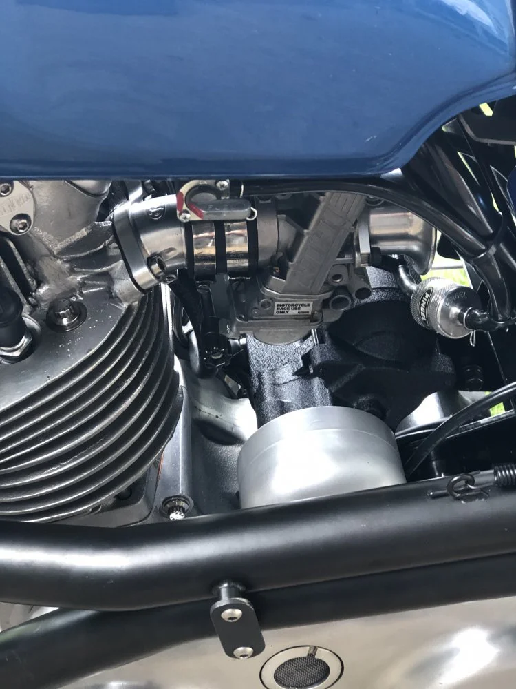 cNw electric start on a 920cc Commando engine.