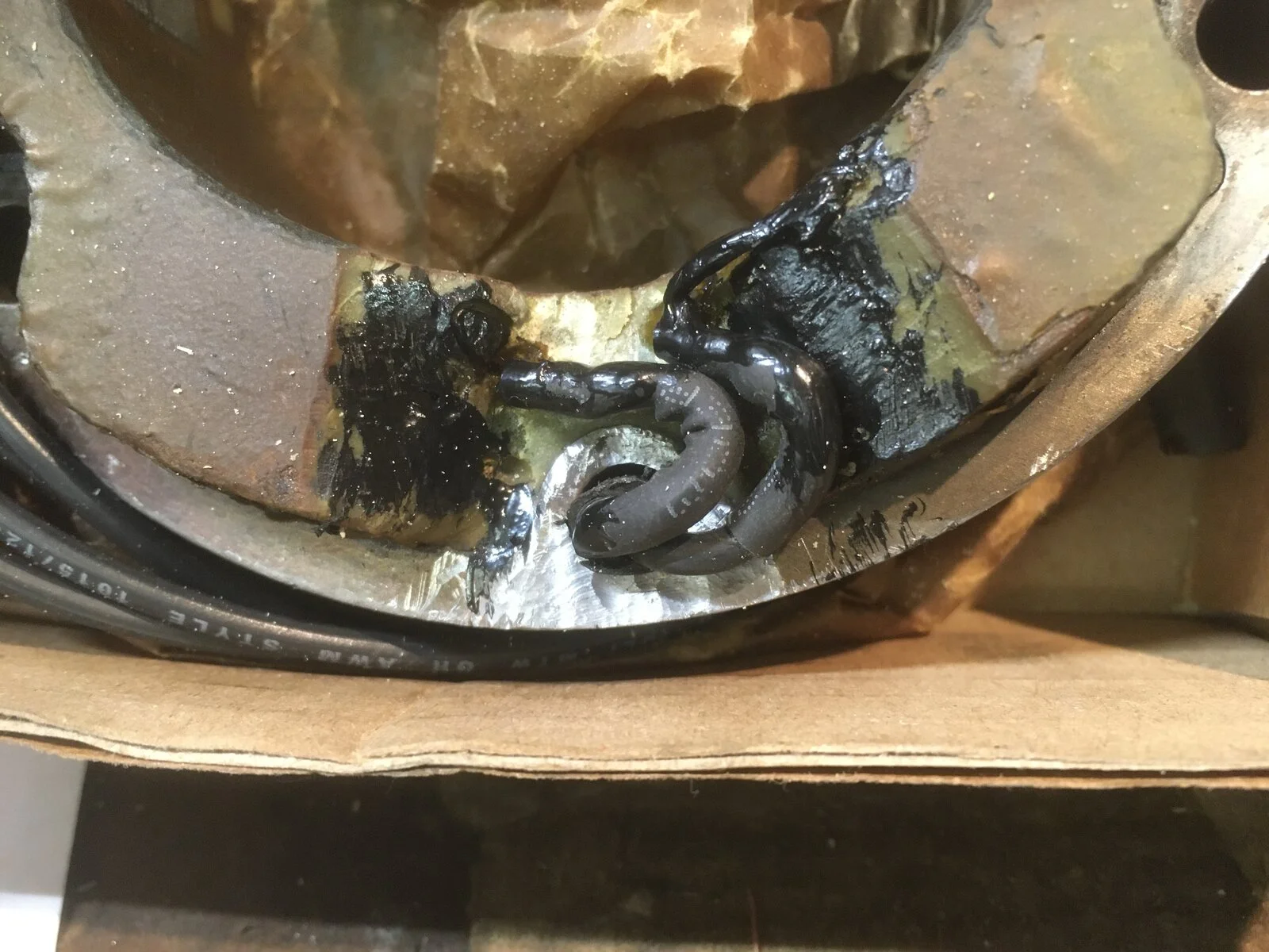 Fix possible for broken insulation of wires at the alternator?