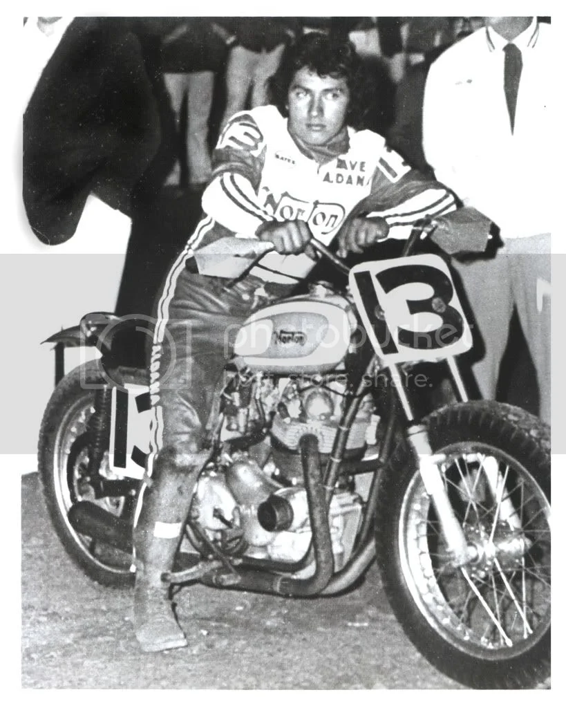 Ron Wood Norton Flat Track tuneing .